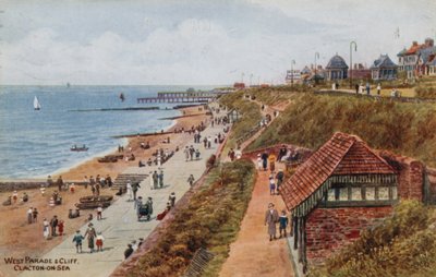 West Parade and Cliff, Clacton-on-Sea by Alfred Robert Quinton